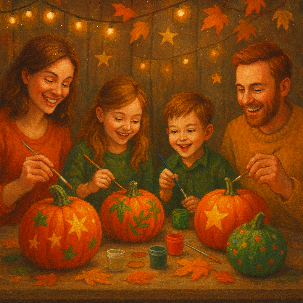 Family Pumpkin Painting party– Fri, Oct 24, 4‑5:30 PM
